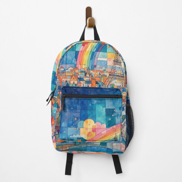 Item preview, Rainbow Over Paris Abstract Art designed and sold by Home Decor Art.