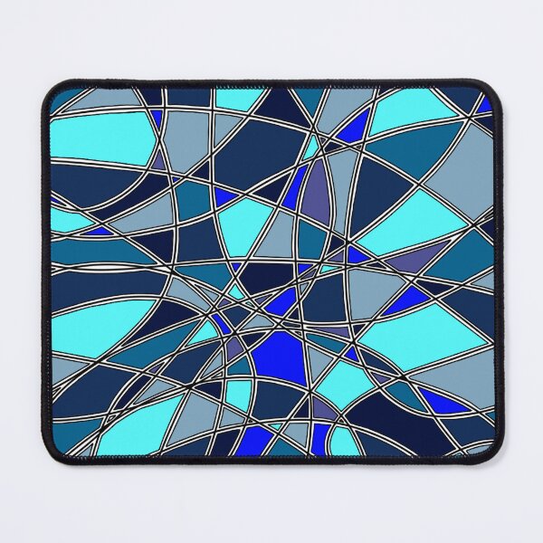 Item preview, Blue Geometric Mosaic designed and sold by FioreDiCiliegio.