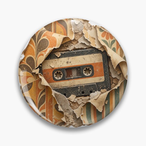 Item preview, Cassette Found Behind the Wallpaper designed and sold by Golden Era Studio.