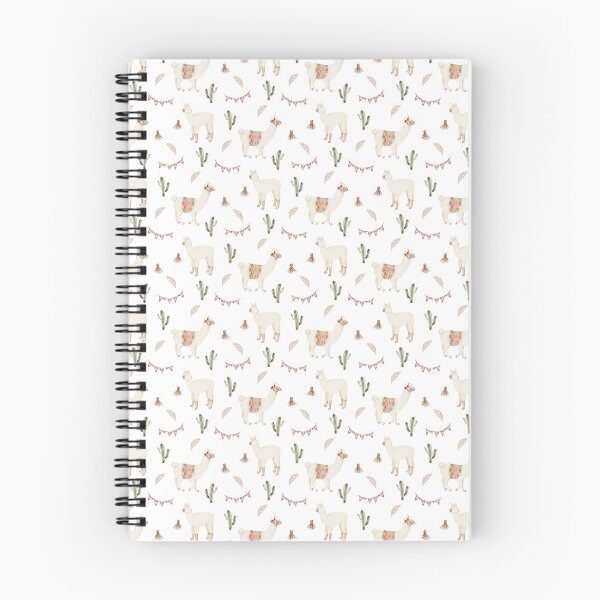 Item preview, Cute Watercolor Llama with Party Bunting White Boho Pattern designed and sold by svitlaarty.