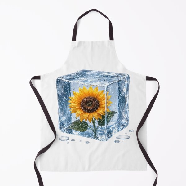 Aperçu de l'œuvre Sunflower in Crystal Ice Cube créée et vendue par MichalHau.