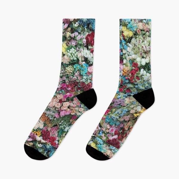 Item preview, Colorful Wildflower Meadow Seamless Pattern Aesthetic Floral Art designed and sold by Fine-Arts-Lab.