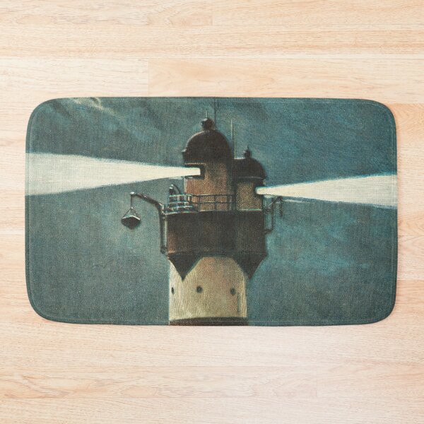 Item preview, 1902 vintage Lighthouse on the Roter Sand in the Weser Estuary in the North Sea poster by Hans Kraemer designed and sold by Jéanpaul  Ferro.