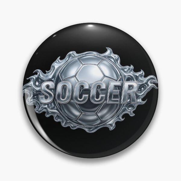 Item preview, Chrome Soccer -Metallic Flame Soccer designed and sold by OLYUS.