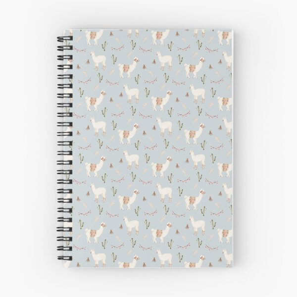Item preview, Cute Watercolor Llama with Party Bunting Dusty Blue Pattern designed and sold by svitlaarty.