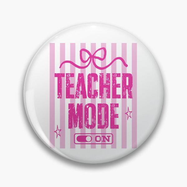 Item preview, Teacher Mode On Pastel Bow Educator Gift designed and sold by LASTIQUE-dd.