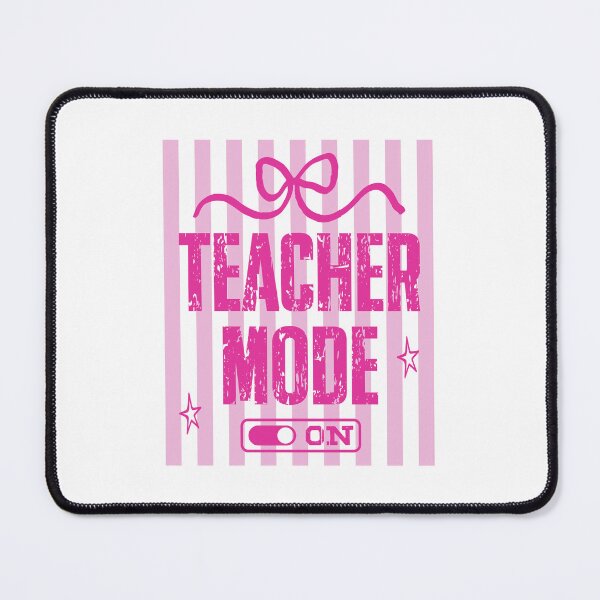 Item preview, Teacher Mode On Pastel Bow Educator Gift designed and sold by LASTIQUE-dd.