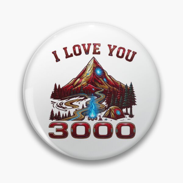 Item preview, I Love You 3000 Subtle Hero‑Tech Inspired Outdoor Design designed and sold by GabeMountainArt.