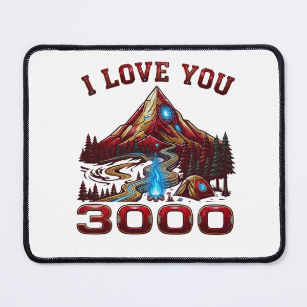 Item preview, I Love You 3000 Subtle Hero‑Tech Inspired Outdoor Design designed and sold by GabeMountainArt.