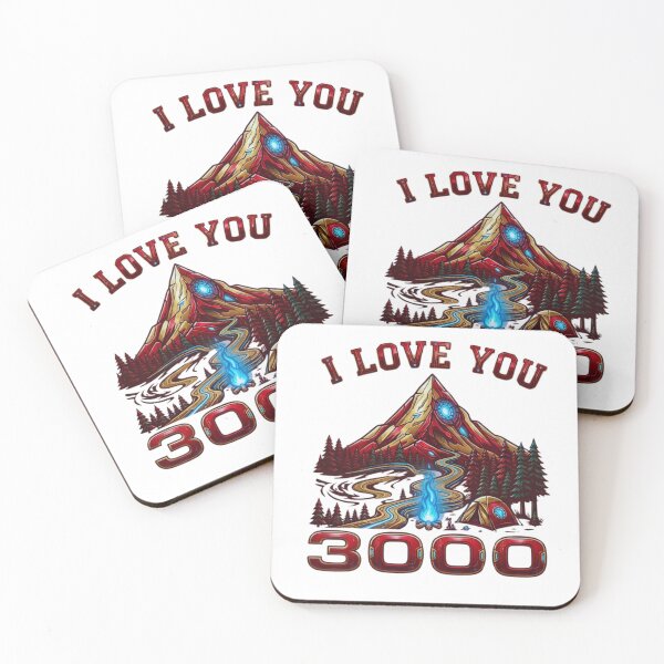 Item preview, I Love You 3000 Subtle Hero‑Tech Inspired Outdoor Design designed and sold by GabeMountainArt.