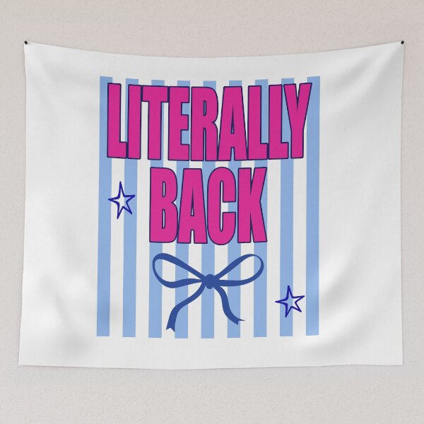 Item preview, Literally Back Funny Back To School Quote designed and sold by LASTIQUE-dd.