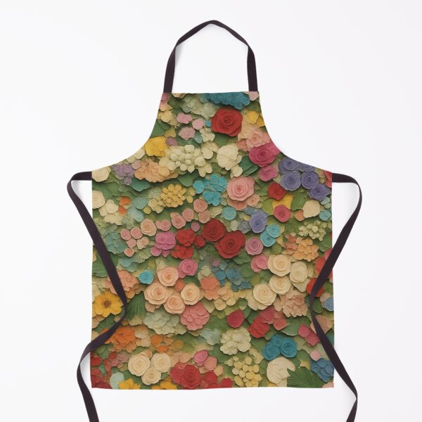 Item preview, Textured Felt Papercut Floral Seamless Pattern Aesthetic Art designed and sold by Fine-Arts-Lab.