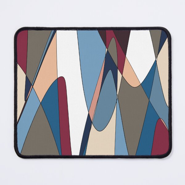 Item preview, Navy & Cream Mountain Peaks - Abstract Geometric Triangle Pattern designed and sold by iampaulmorris.