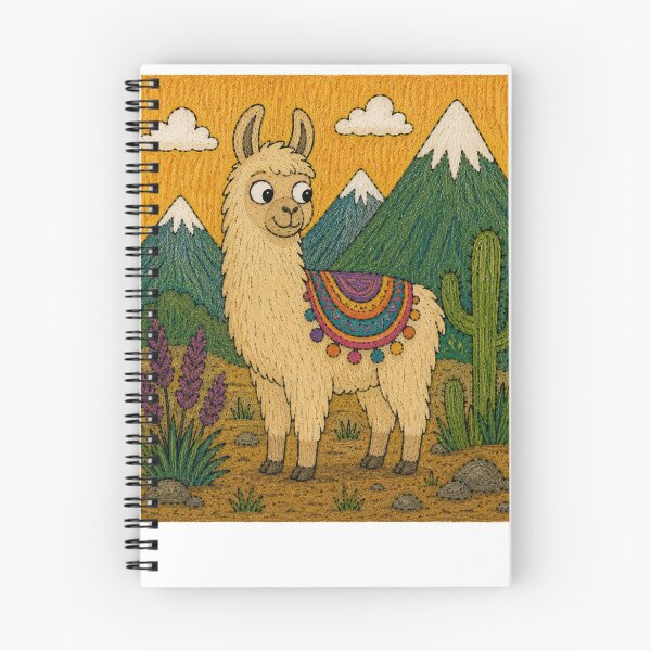 Item preview, Cute Llama in the Andes – Colorful Mountain Animal Art designed and sold by SleepyLlamaClothes.