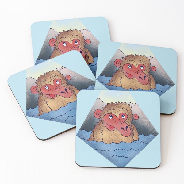 Item preview, Snow macaque designed and sold by Wandawombat.