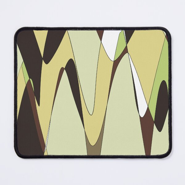 Item preview, Lime & Brown Mountain Peaks - Abstract Geometric Triangle Pattern designed and sold by iampaulmorris.
