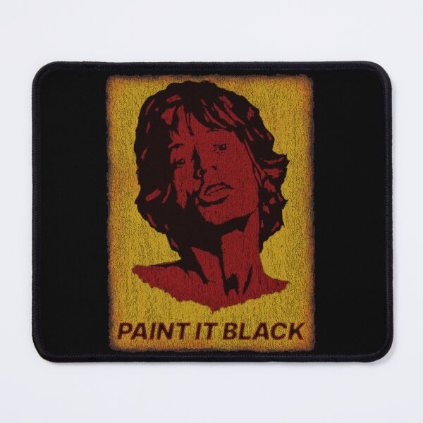 Item preview, 70s British Rock Vintage Poster Paint It Black Graphic Art designed and sold by surmind.