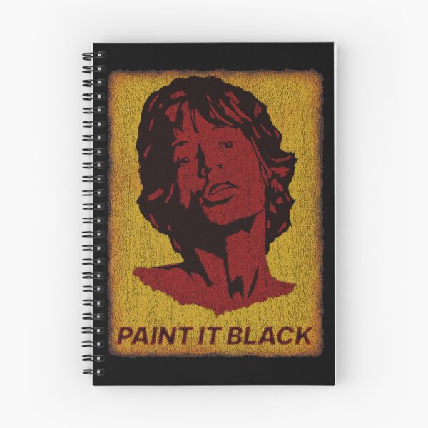 Item preview, 70s British Rock Vintage Poster Paint It Black Graphic Art designed and sold by surmind.