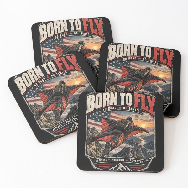 Item preview, Born to Fly - Vintage Wingsuit  Extreme Adventure T-Shirt designed and sold by DomKo10.