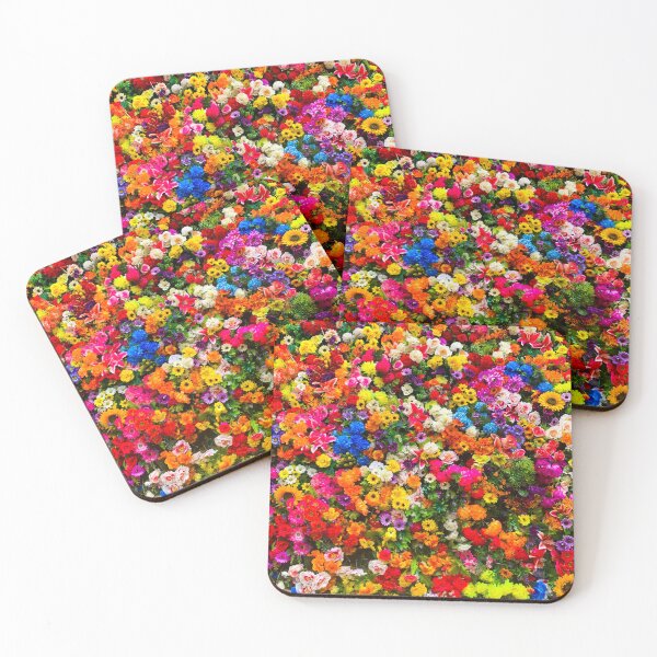 Item preview, Vibrant Rainbow Wildflower Garden Seamless Pattern Aesthetic Art designed and sold by Fine-Arts-Lab.
