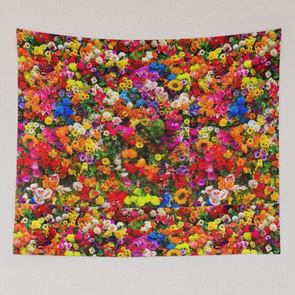 Item preview, Vibrant Rainbow Wildflower Garden Seamless Pattern Aesthetic Art designed and sold by Fine-Arts-Lab.