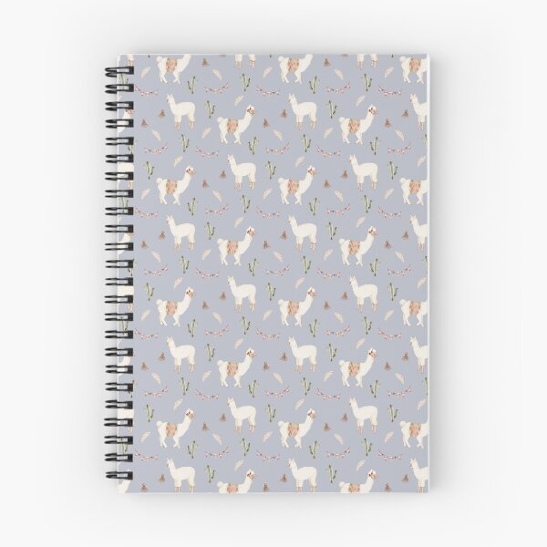 Item preview, Cute Watercolor Llama with Party Bunting Slate Lavender Pattern designed and sold by svitlaarty.