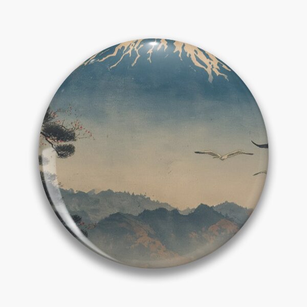 Item preview, Vintage Mount Fuji with Red Sun — Japanese Ukiyo-e Woodblock Landscape designed and sold by LYAN-STORE.