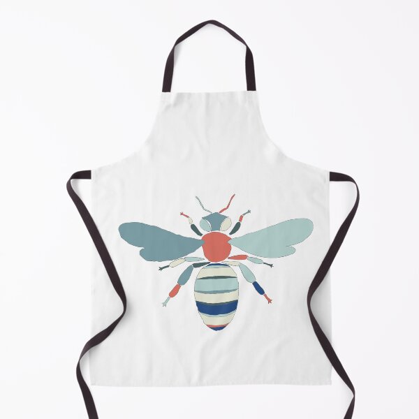 Item preview, Sage & Red Bee - Minimalist Nature Line Art designed and sold by iampaulmorris.