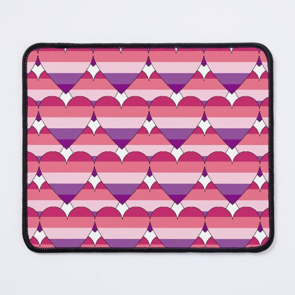 Item preview, Heart With Aceflux Flag Pattern designed and sold by TheIconSmith.