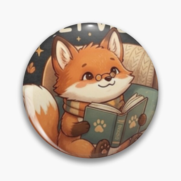 Item preview, Big Chapters Cozy Vibes | Cute Reading Fox Aesthetic designed and sold by GUINewAlex.