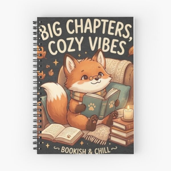 Item preview, Big Chapters Cozy Vibes | Cute Reading Fox Aesthetic designed and sold by GUINewAlex.