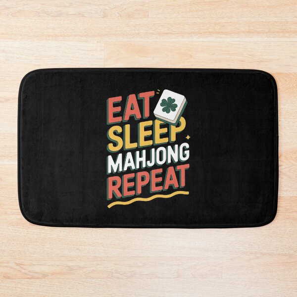 Item preview, Eat Sleep Mahjong Repeat   designed and sold by jkrphoto.