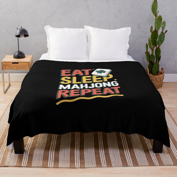 Item preview, Eat Sleep Mahjong Repeat designed and sold by jkrphoto.