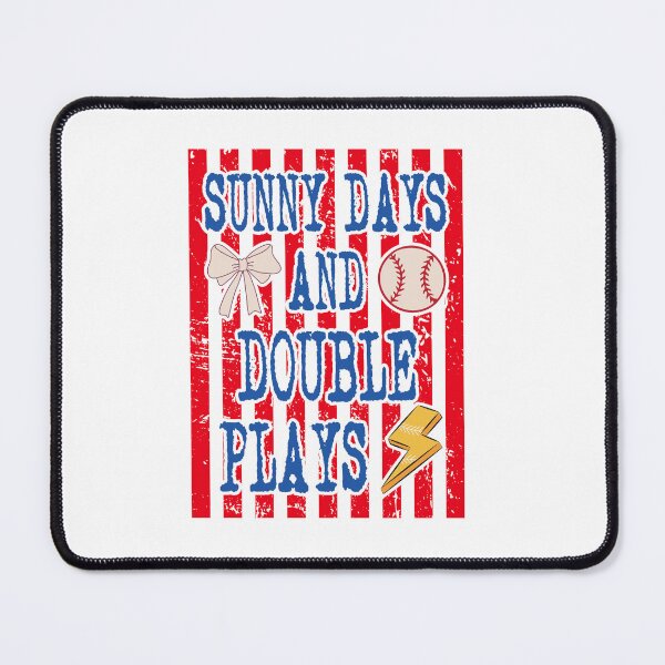 Item preview, Sunny Days And Double Plays Softball Baseball designed and sold by LASTIQUE-dd.