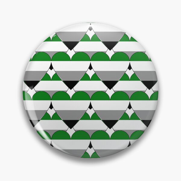 Item preview, Heart With Aegoromantic Flag Pattern designed and sold by TheIconSmith.