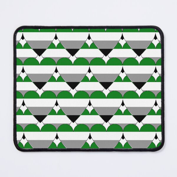 Item preview, Heart With Aegoromantic Flag Pattern designed and sold by TheIconSmith.