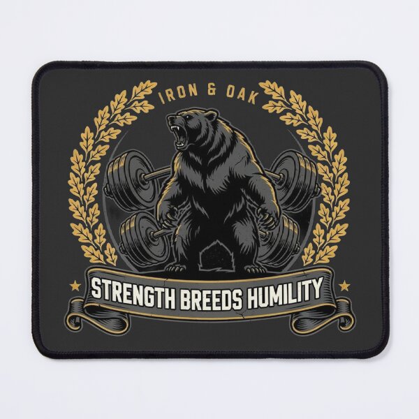 Item preview, Iron and Oak Bear Gym Design designed and sold by anidiots-studio.