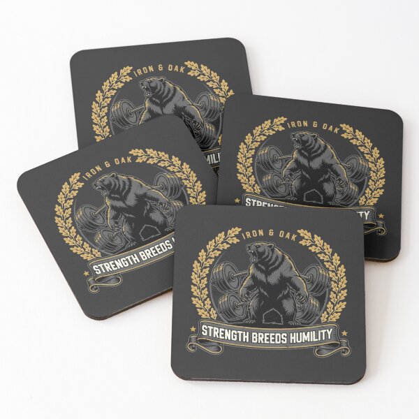 Item preview, Iron and Oak Bear Gym Design designed and sold by anidiots-studio.