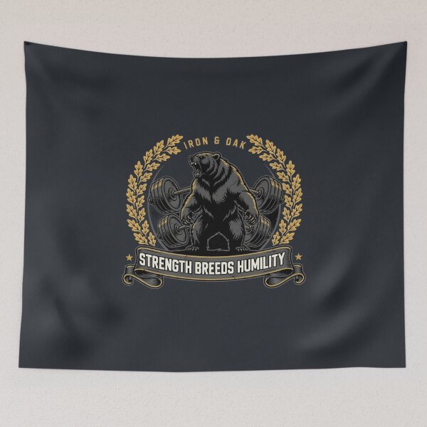 Item preview, Iron and Oak Bear Gym Design designed and sold by anidiots-studio.