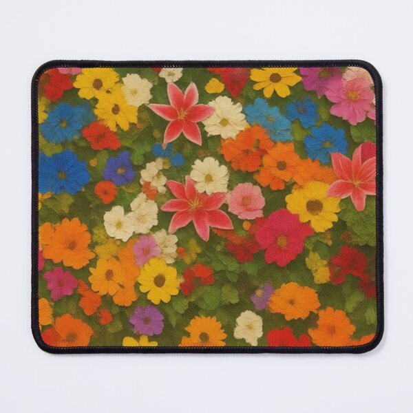 Item preview, Retro 70s Orange Daisy Floral Seamless Pattern Aesthetic Art designed and sold by Fine-Arts-Lab.