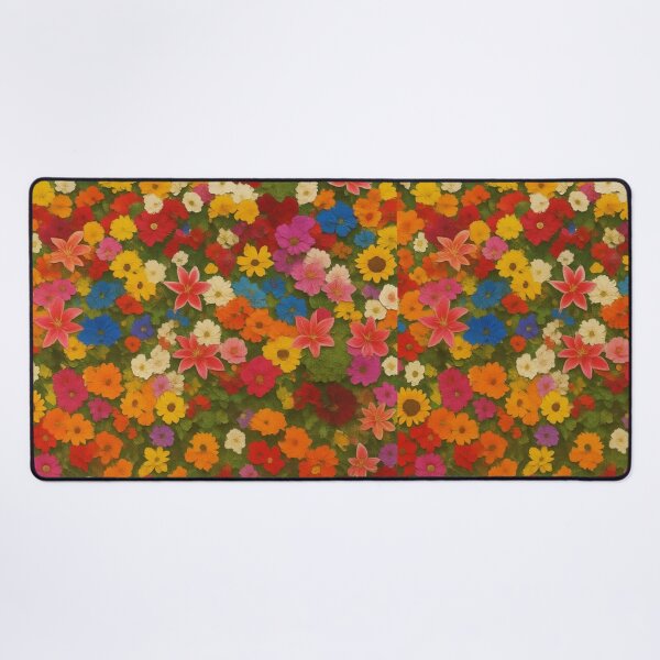 Item preview, Retro 70s Orange Daisy Floral Seamless Pattern Aesthetic Art designed and sold by Fine-Arts-Lab.