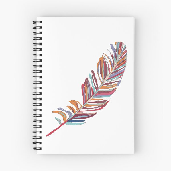 Item preview, Red & Blue Mini Feather - Minimalist Striped Line Art designed and sold by iampaulmorris.