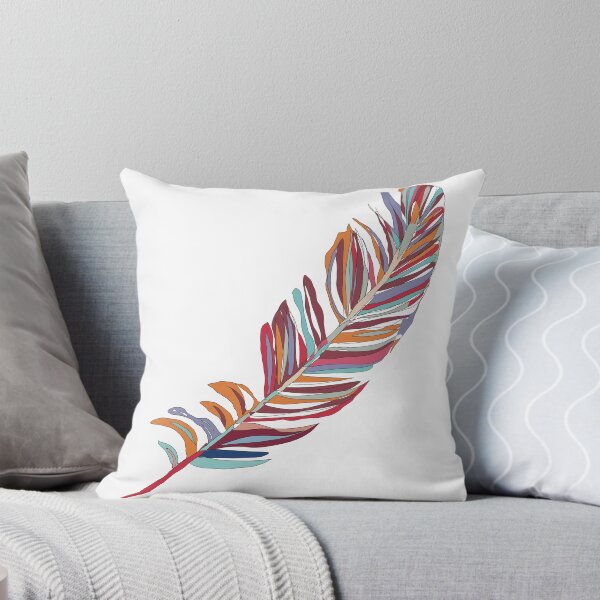 Item preview, Red & Blue Mini Feather - Minimalist Striped Line Art designed and sold by iampaulmorris.