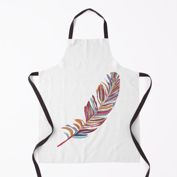 Item preview, Red & Blue Mini Feather - Minimalist Striped Line Art designed and sold by iampaulmorris.