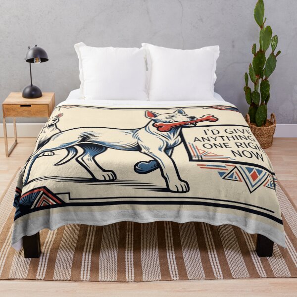 Item preview, vintage 1920s illustration dog comic “i’d give anything for one right now” designed and sold by Dodecahedronpix.
