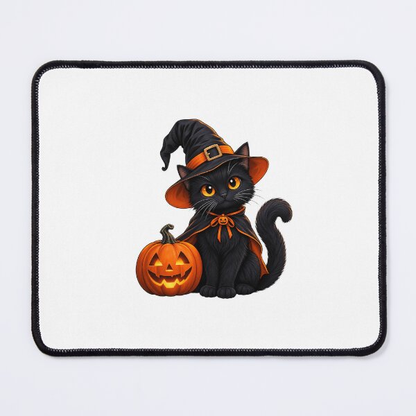 Item preview, Spooky Halloween Cat ⭐️⭐️⭐️⭐️⭐️ designed and sold by MEHDI-NAJIB.