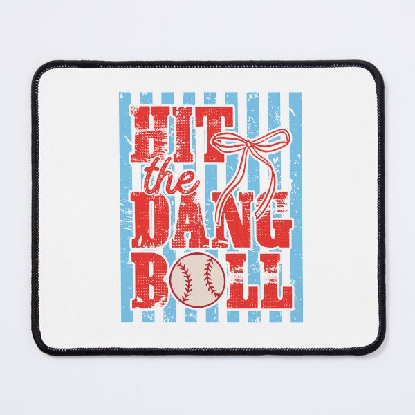 Item preview, Hit The Dang Ball Baseball Softball Quote designed and sold by LASTIQUE-dd.