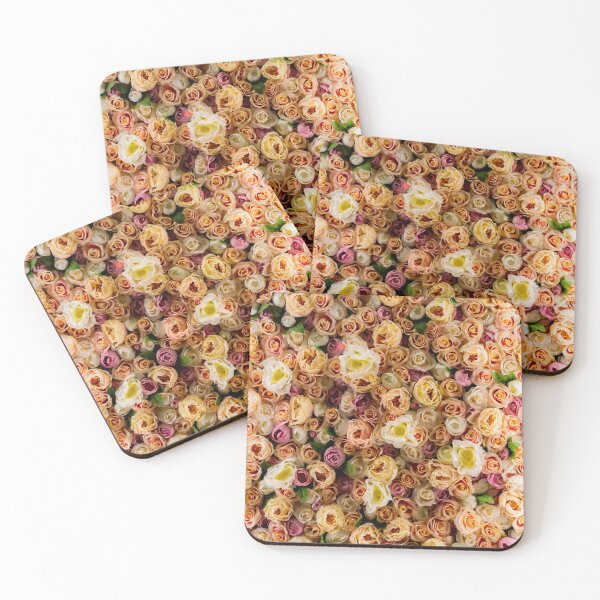 Item preview, Soft Pastel Cream Pink Rose Floral Seamless Pattern Aesthetic Art designed and sold by Fine-Arts-Lab.