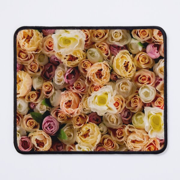 Item preview, Soft Pastel Cream Pink Rose Floral Seamless Pattern Aesthetic Art designed and sold by Fine-Arts-Lab.
