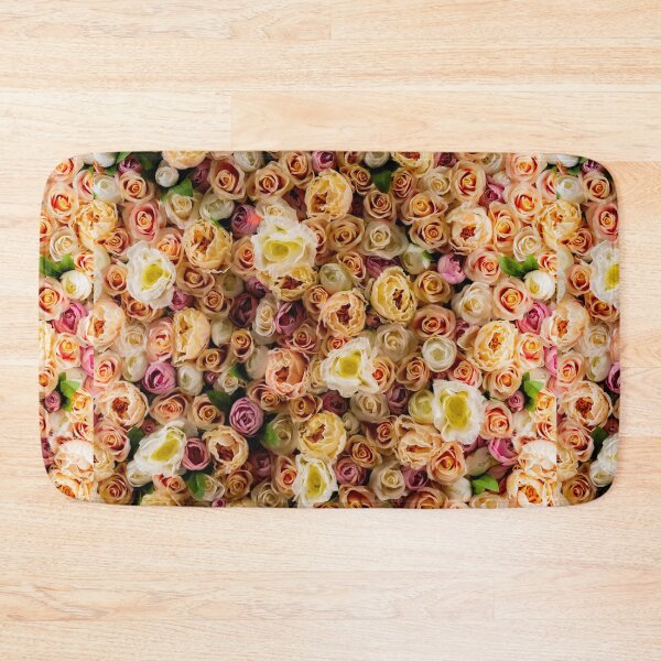 Item preview, Soft Pastel Cream Pink Rose Floral Seamless Pattern Aesthetic Art designed and sold by Fine-Arts-Lab.